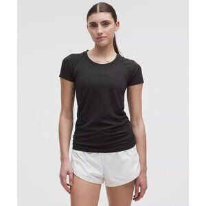 Swiftly Tech Short-Sleeve Shirt 2.0 (Hip Length) - Black